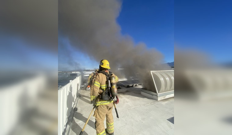 Irvine Firefighters Quickly Extinguish Commercial Building Blaze, No Injuries Reported