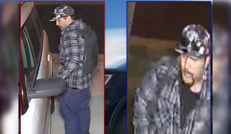 Irvine Police Seek Public Help to Identify Suspected Vehicle Burglary Perpetrator in University Park