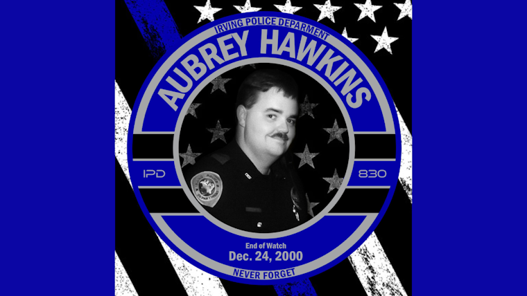 Irving Police Department Honors Fallen Officer Aubrey Hawkins on 23rd