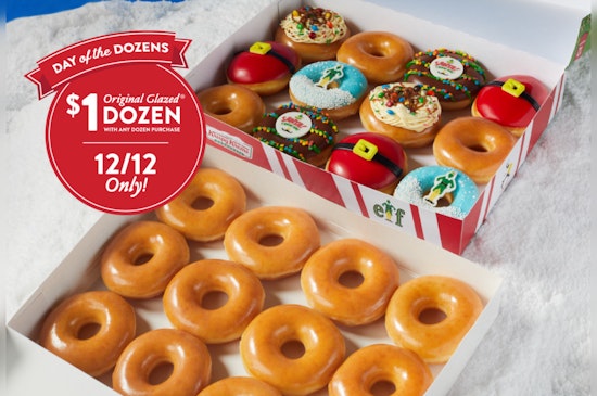 Krispy Kreme Serves Up $1 Dozen Doughnuts in Sweet 'Day of the Dozens' Deal Nationwide