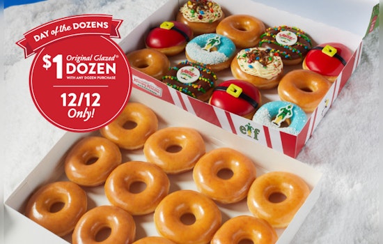 Krispy Kreme Serves Up $1 Dozen Doughnuts in Sweet 'Day of the Dozens' Deal Nationwide
