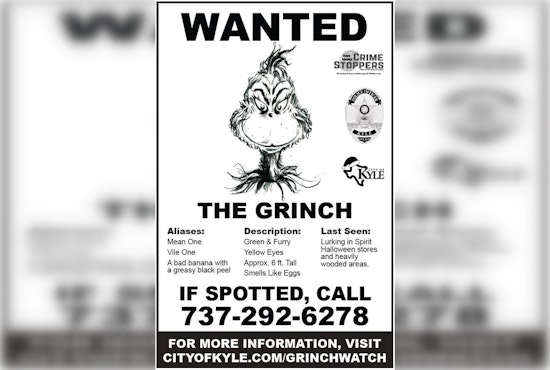 Kyle Cops Cue Comical "Grinch Watch" to Snatch Porch Pirate's Holiday Haul Humbug