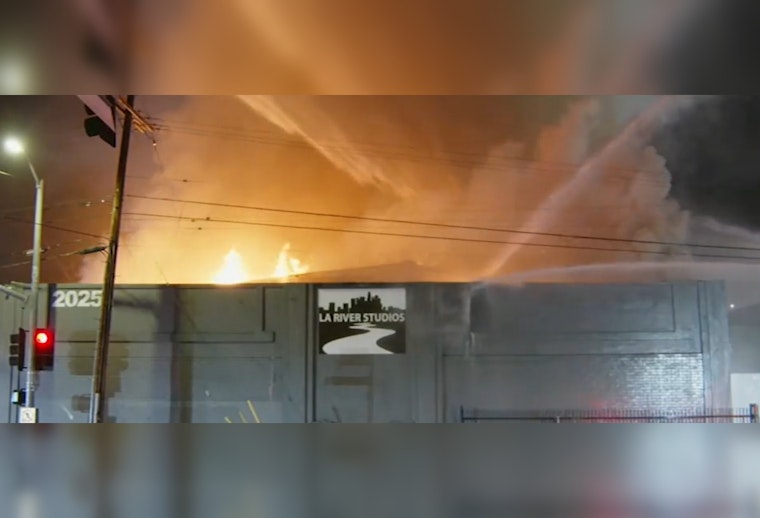 L.A. River Studios Engulfed in "Major Emergency" Blaze