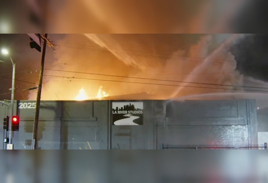 L.A. River Studios Engulfed in "Major Emergency" Blaze