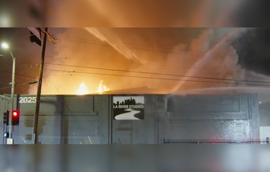 L.A. River Studios Engulfed in "Major Emergency" Blaze