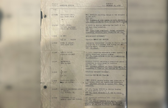 LA Sheriff's Museum Spots Santa's 1958 Sleigh Trail