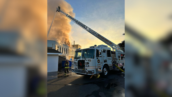 Los Altos Fire Crews Join Forces to Battle Fierce Christmas Day Blaze on El Camino Real