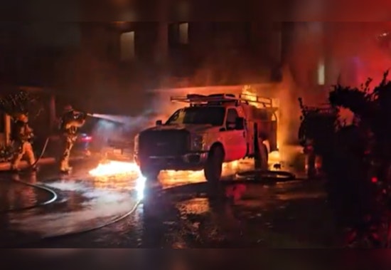 Los Angeles County Firefighters Battle Intense Blaze Amid Propane Hazards in Bell Gardens Apartment Complex