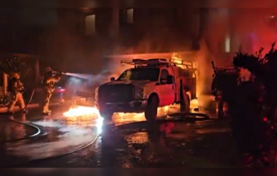 Los Angeles County Firefighters Battle Intense Blaze Amid Propane Hazards in Bell Gardens Apartment Complex