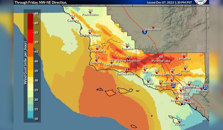 Los Angeles on High Alert for Fire Risks Amid Gusty Weekend Weather and Santa Ana Winds