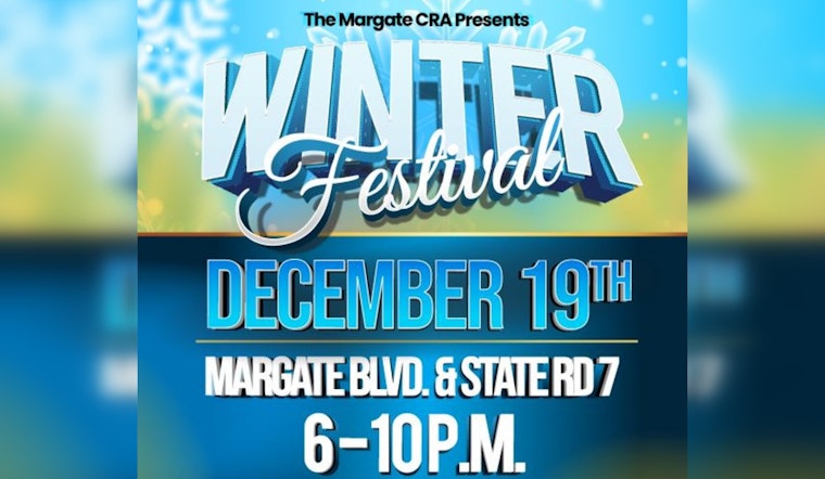 Margate's Winter Festival, Rescheduled for December 19 Amid Weather Concerns