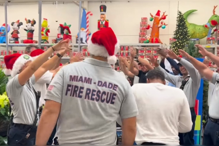Miami-Dade Firefighters Spark Holiday Spirit, Toy Drive for Local Children in Need