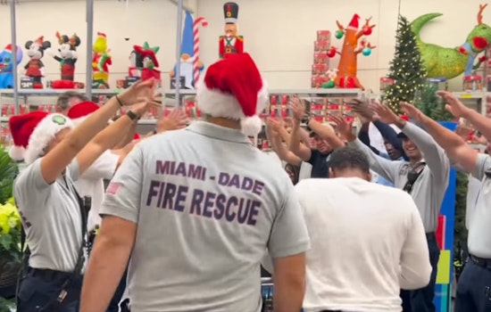 Miami-Dade Firefighters Spark Holiday Spirit, Toy Drive for Local Children in Need