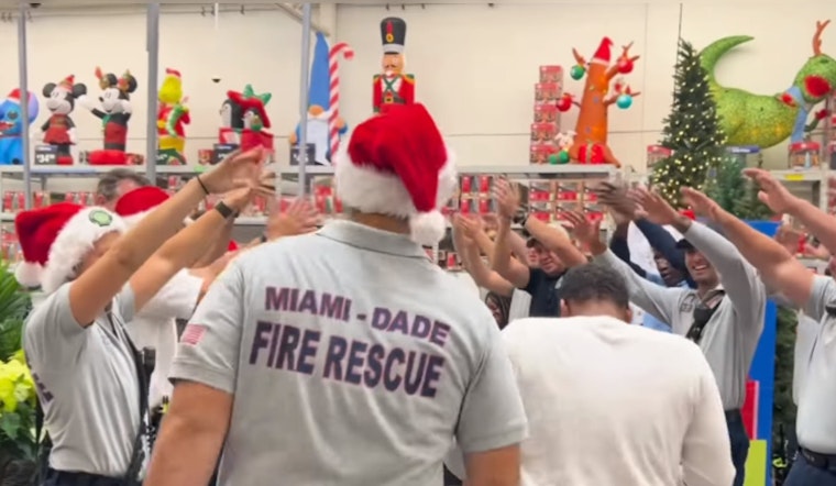 Miami-Dade Firefighters Spark Holiday Spirit, Toy Drive for Local Children in Need
