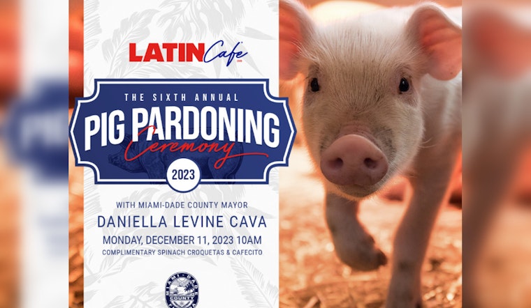 Unique Holiday Ceremony, Miami-Dade Mayor Daniella Levine Cava to Pardon Pigs Named After Celebs