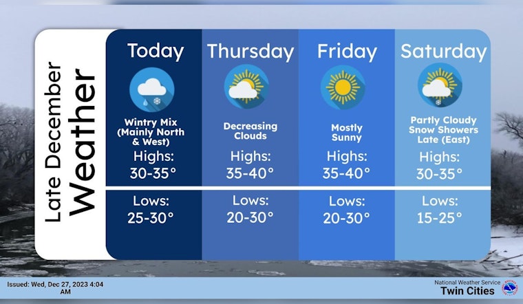 Minneapolis Braces for Freezing Fog, Shifts to Sunny New Year's Day Outlook