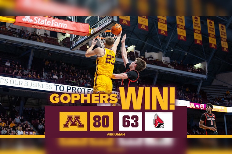 Minnesota Golden Gophers Secure 9th Victory in Impressive 80-63 Win Over Ball State