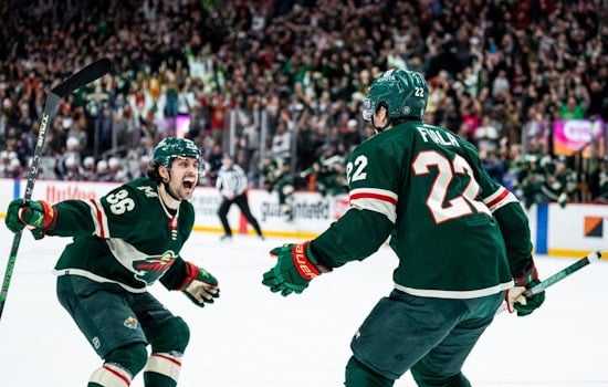 Minnesota Wild Ignite in Third, Overpower Detroit Red Wings 6-3 at Xcel Energy Center