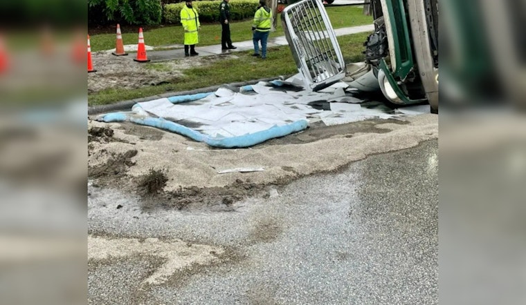 Mysterious Diesel Odor Perplexes Palm City Residents, Mulch Truck Accident Causes Spill in Nearby Palm Beach