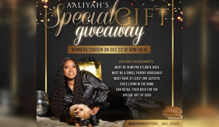 Nailing Generosity: Atlanta's Inspiring Autism Advocate Gifts $500 Stipends to Special Needs Families for the Holidays