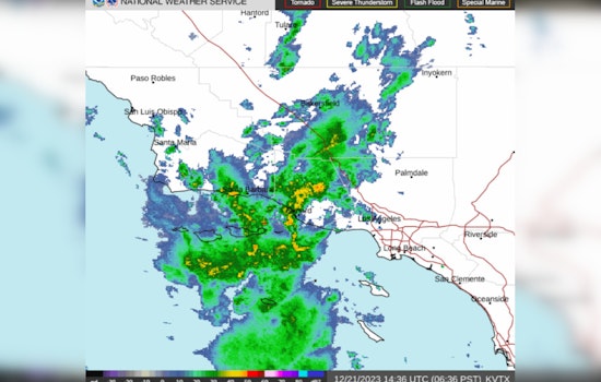 National Weather Service Warns of Severe Rainfall and Possible Mudslides in Los Angeles