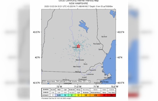 New Hampshire Towns Like Concord Rattled by Sudden 2.7 Magnitude Earthquake