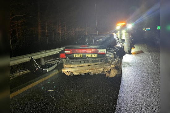 NH State Police Cruiser Hit on Ice-Slick I-93, Massachusetts Driver to Face Charges
