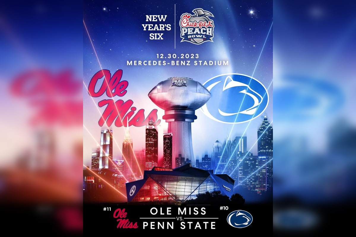 No. 11 Ole Miss and No. 10 Penn State Face Off in Historic ChickfilA