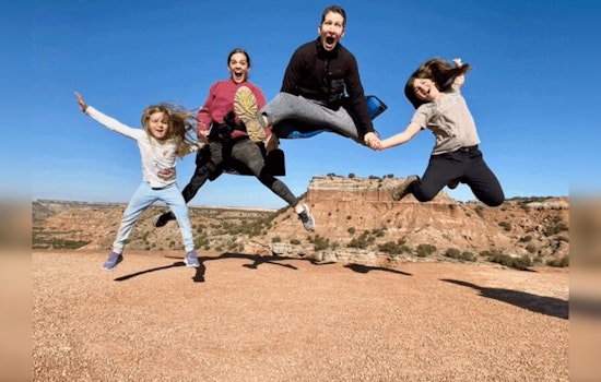 North Texas Family's Joyful Leap Wins Statewide Photo Contest Celebrating Texas State Parks Centennial