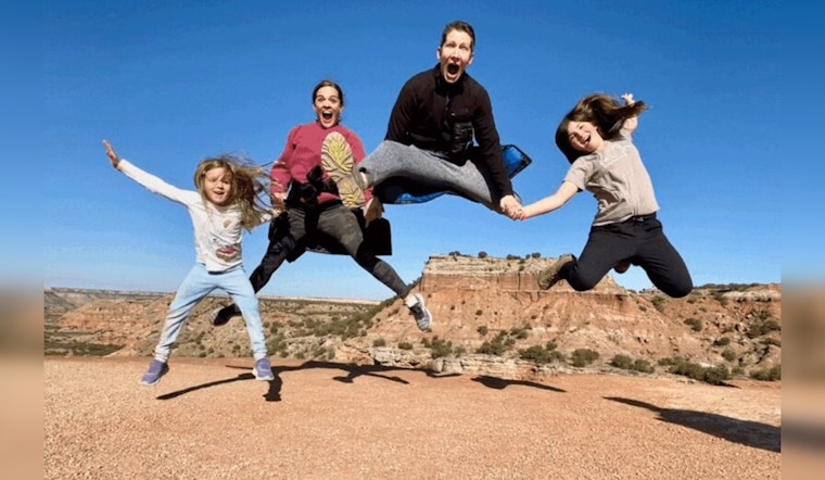 North Texas Family's Joyful Leap Wins Statewide Photo Contest Celebrating Texas State Parks Centennial