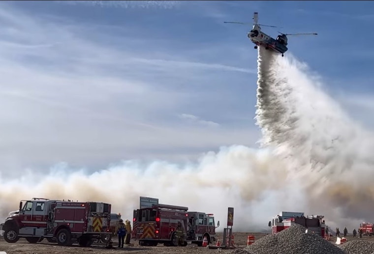OCFA Contains Spontaneous Compost Blaze at Brea Landfill, Shields Homes from Wildfire Threat