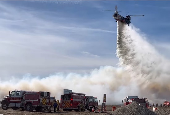 OCFA Contains Spontaneous Compost Blaze at Brea Landfill, Shields Homes from Wildfire Threat
