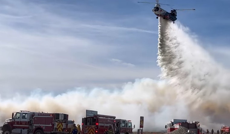 OCFA Contains Spontaneous Compost Blaze at Brea Landfill, Shields Homes from Wildfire Threat
