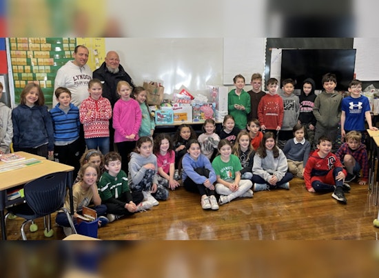Officers and Third Graders Spread Holiday Cheer in Boston with Joyous Toy Drive