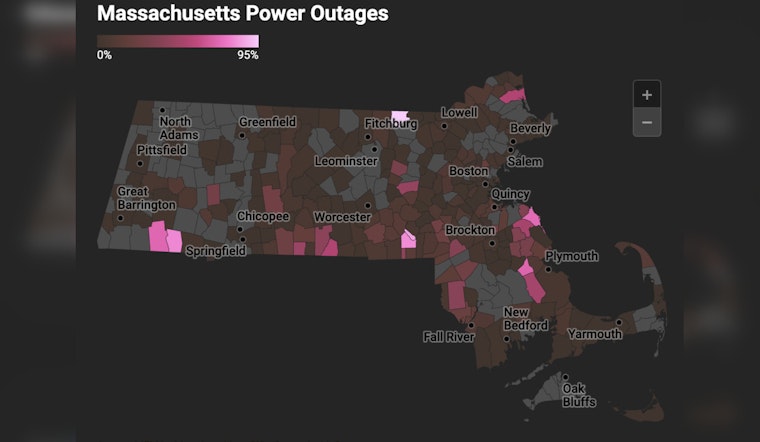 Over 120,000 In Massachusetts Without Power as Storm Slams New England, Disrupts Flights and Roads