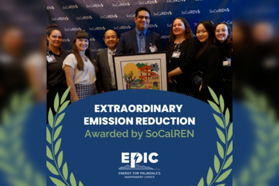 Palmdale Garners Acclaim for Environmental Prowess with SoCalREN's Extraordinary Emission Reduction Award