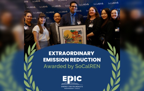 Palmdale Garners Acclaim for Environmental Prowess with SoCalREN's Extraordinary Emission Reduction Award