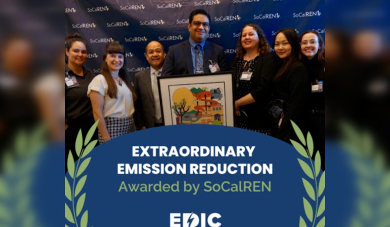 Palmdale Garners Acclaim for Environmental Prowess with SoCalREN's Extraordinary Emission Reduction Award