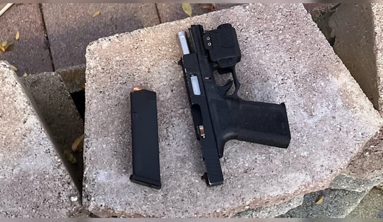 PD Nabs Ghost Gun-Toting Pedestrian in Fiery Foot Chase
