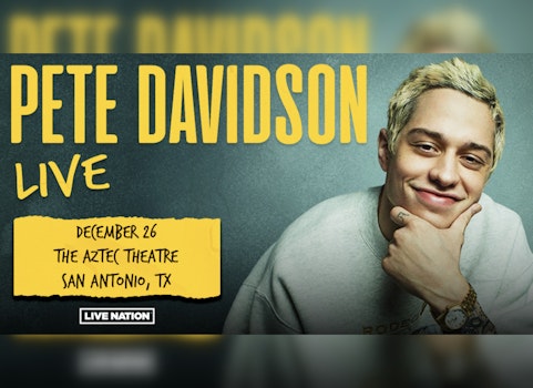 Pete Davidson's Comedy Tour Detours Through San Antonio with a "Phone-Free Experience" at Aztec Theatre