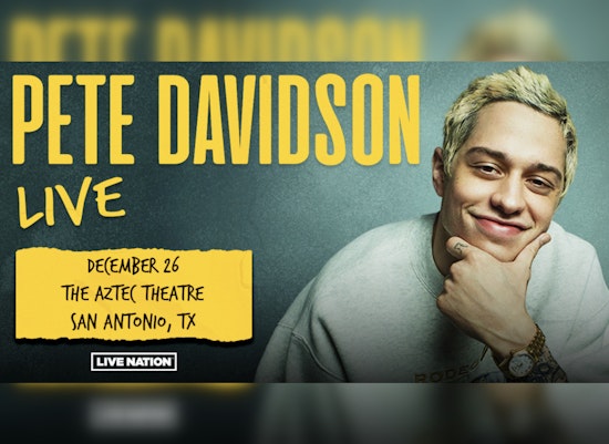 Pete Davidson's Comedy Tour Detours Through San Antonio with a "Phone-Free Experience" at Aztec Theatre