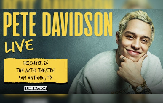 Pete Davidson's Comedy Tour Detours Through San Antonio with a "Phone-Free Experience" at Aztec Theatre