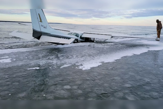 Plane Crashes Through Ice on Minnesota's Upper Red Lake Days After Angler Rescue