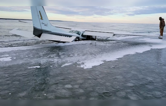 Plane Crashes Through Ice on Minnesota's Upper Red Lake Days After Angler Rescue
