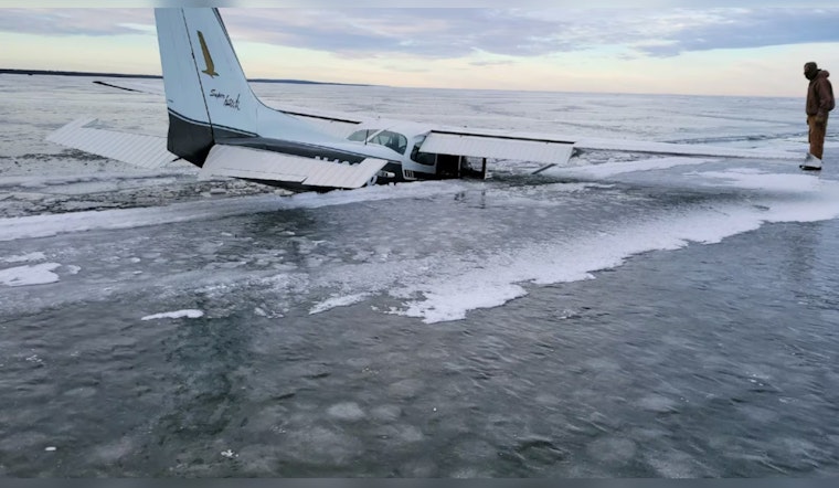 Plane Crashes Through Ice on Minnesota's Upper Red Lake Days After Angler Rescue