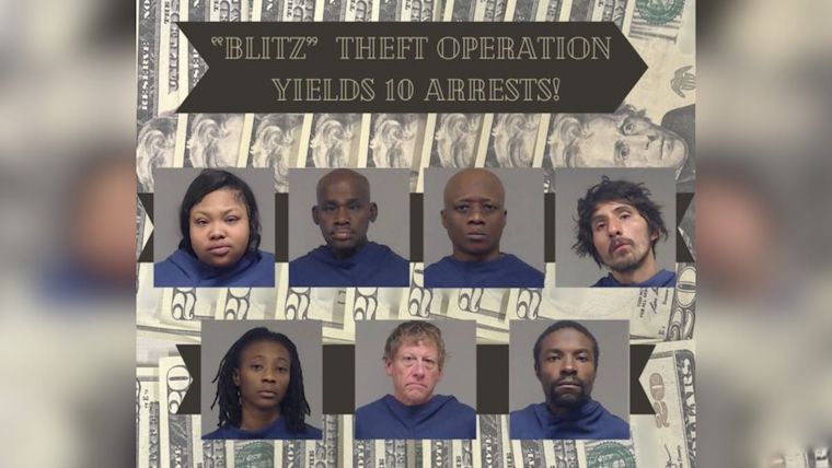 Plano Police Detain Ten in Major Anti-Retail Theft Operation Along US 75