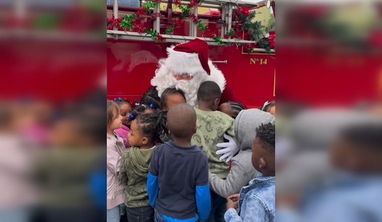 Pompano Beach and Miami Firefighters: Bring Christmas Cheer to Hundreds of Kids, With Gift Giving Tradition