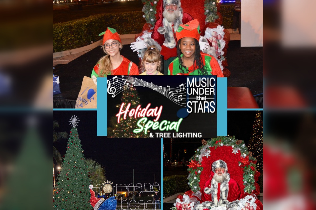 Pompano Beach Rings Festive 'Music Under the Stars' and Grand Tree