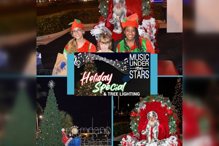 Pompano Beach Rings, Festive 'Music Under the Stars' and Grand Tree Lighting Event