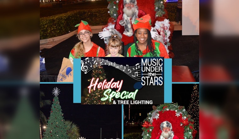 Pompano Beach Rings, Festive 'Music Under the Stars' and Grand Tree Lighting Event